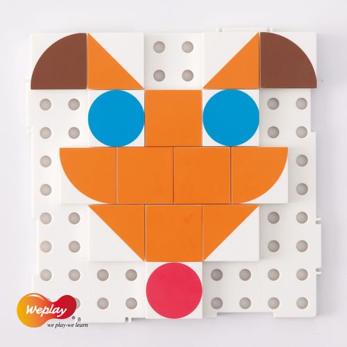 台湾weplay神奇拼板幼儿园墙面游戏创意玩具儿童拼图