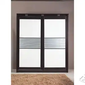 皇朝家私黑胡桃系列8dt05两门趟门衣柜