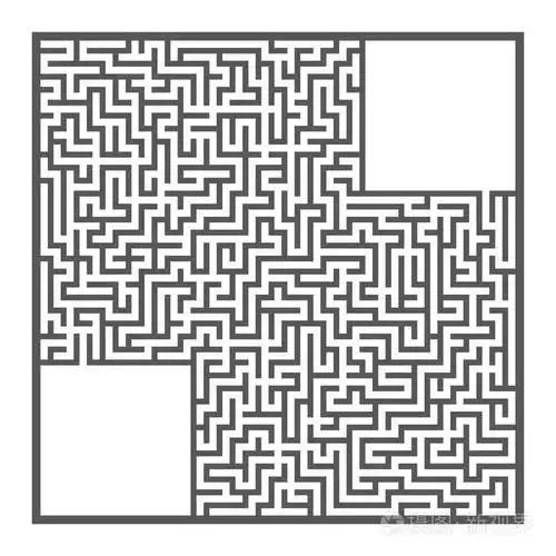 儿童和成年人的游戏. 儿童拼图. 迷宫难题.