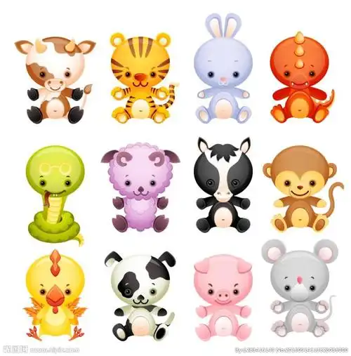 十二生肖设计图__动漫人物_动漫动画_设计图库_昵图网nipic.com