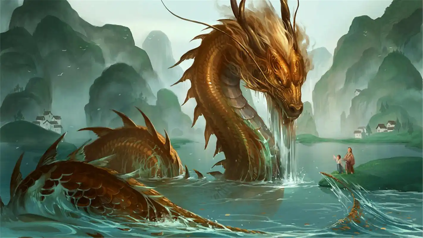 十二生肖龙古风唯美图片桌面壁纸_卡通动漫_壁纸下载_美桌网