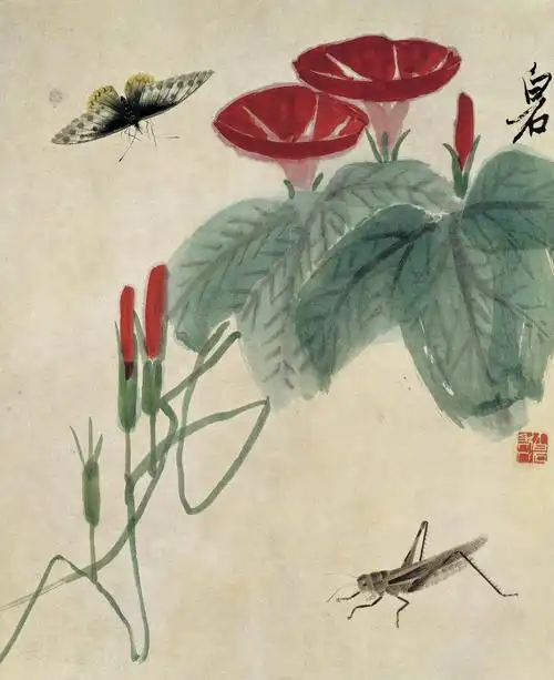 国画齐白石 国画齐白石的虾